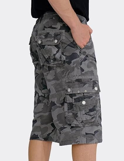 Camouflage Cargo Shorts image 3